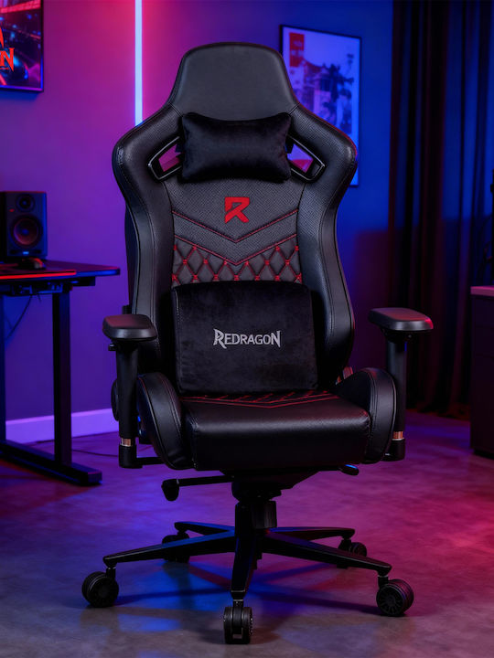 Redragon C506 Artificial Leather Gaming Chair with Adjustable Arms Black