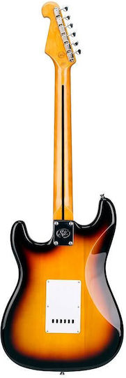 SX Guitars SST62-3TS Електрическа Китара с SSS Конфигурация на Пикапите Избухване с Калъф