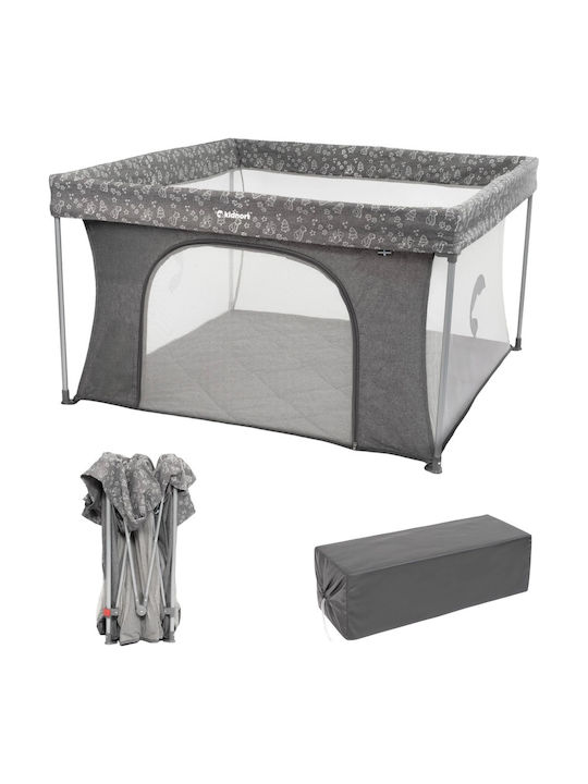 Bebe Stars Park with Mattress Gray 126x126cm