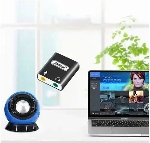 Andowl Q-T98 Εξωτερική USB-C Κάρτα Ήχου 2.0