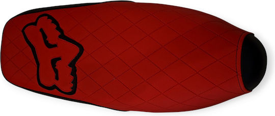 Honda Glx Quilted Baklava Motorcycle Seat Cover Red Stitches Fox Logo