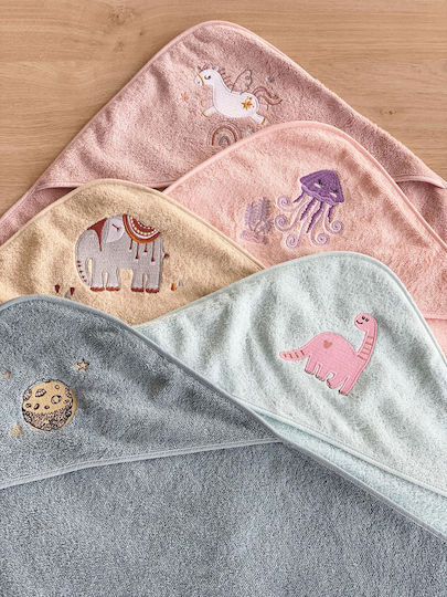 Sunshine Baby Hooded Towel Pink 75x75cm