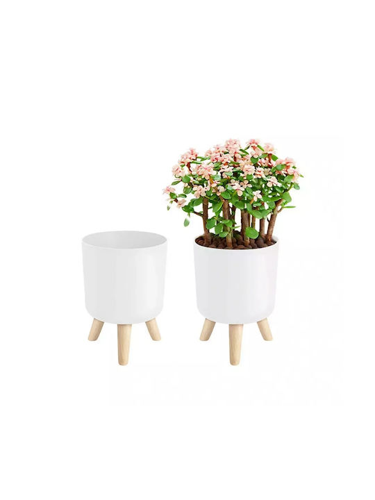 Verk Group Topf Hölzernes White 14x14cm.