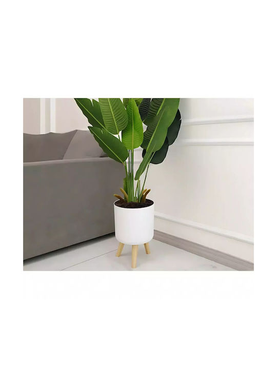 Verk Group Topf Hölzernes White 14x14cm.
