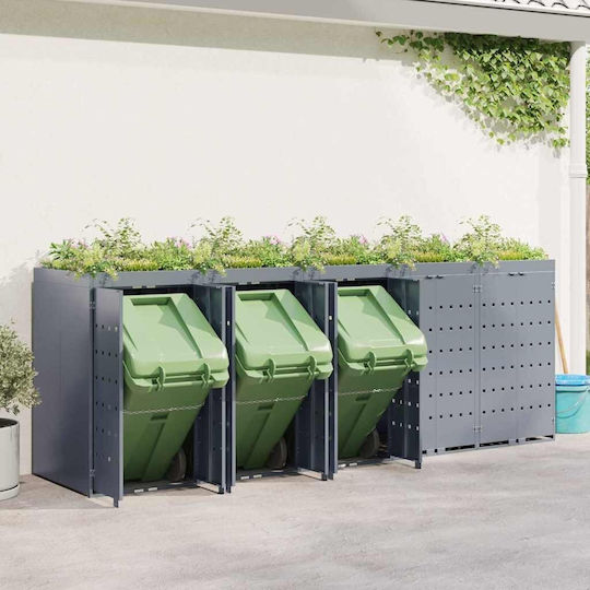 vidaXL Waste bin frame