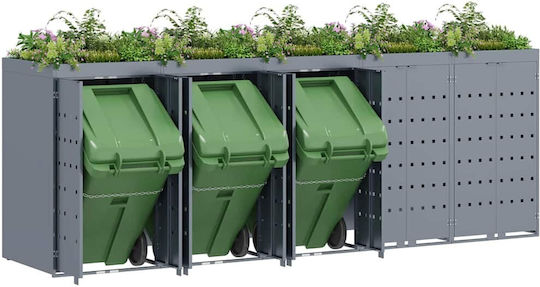 vidaXL Waste bin frame