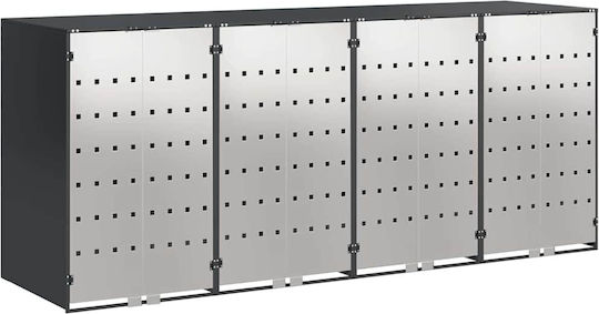 vidaXL Waste bin frame