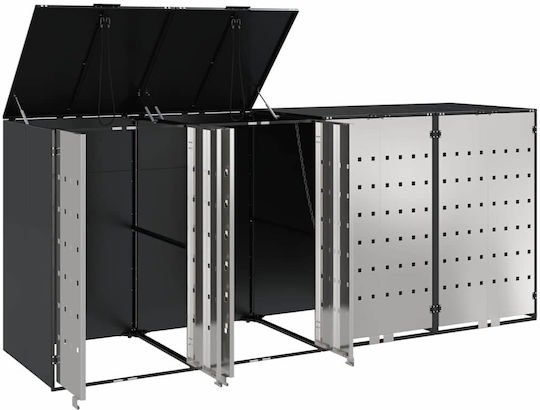 vidaXL Waste bin frame