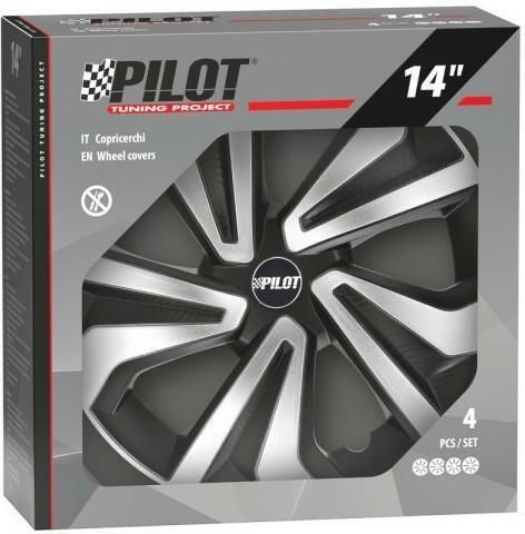Lampa Car Hubcap Set 14" 4pcs Black