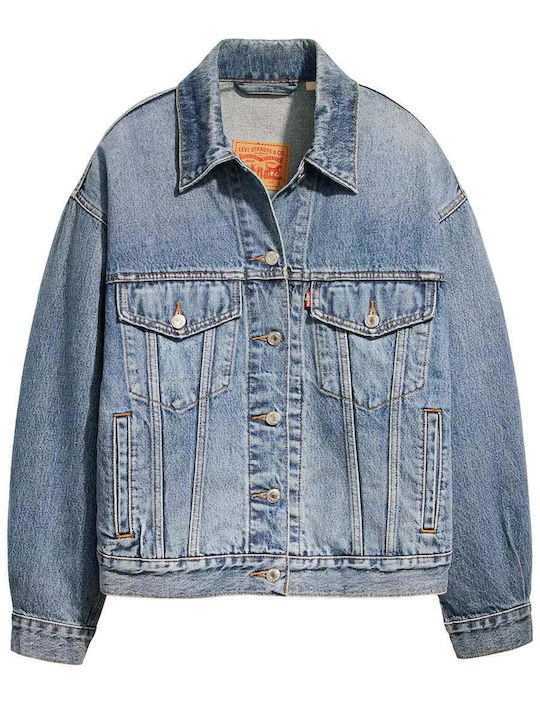 Trucker Damen Jeansjacke Light Indigo