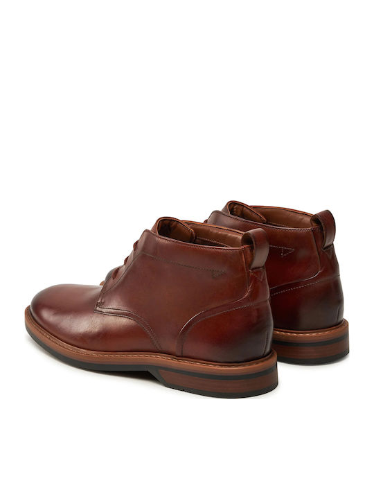 Leather Tabac Brown Men's Boots Anatomical