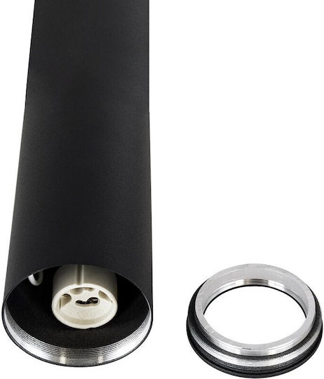 kelvo Duct Spot with Socket GU10 in Black Color