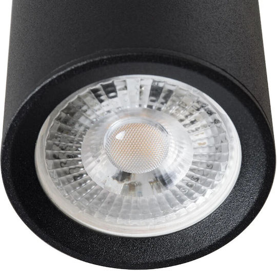 kelvo Duct Spot with Socket GU10 in Black Color