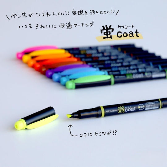 Tombow Coat Set 10 Farben Mehrfarbige Markierungen Twin Tip Wa-tc 10c 4901991641684