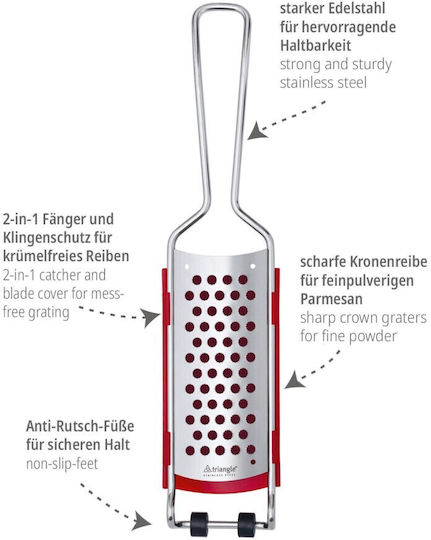Triangle Reibe Zitrusfrüchte aus Edelstahl