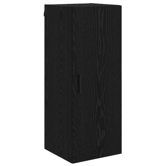 vidaXL Badezimmerschrank B34.5xT34xH90cm Schwarz