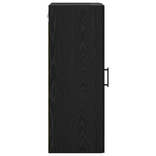 vidaXL Ντουλάπι Μπάνιου 34.5x34x90cm Μαύρο