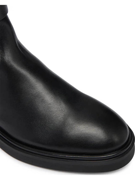 Leather Women's Boots Black