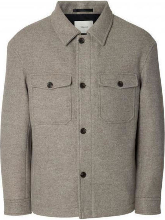 Μακρυμάνικo Overshirt Deep Taupe
