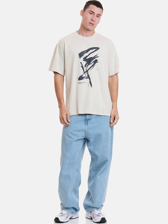 T-shirt Εκρού