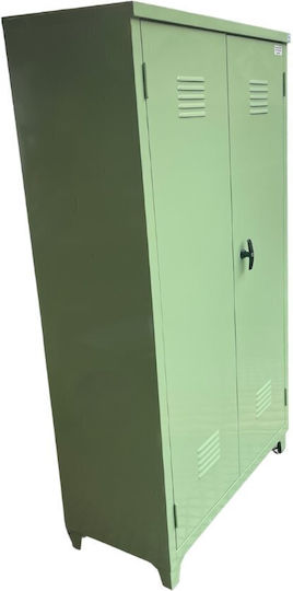 Δίφυλλη Μεταλλική Γαλβανιζέ 176x45x100εκ.