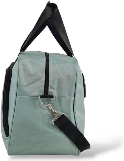 Reisetasche 24Es Grün Stoff L40xB20xH30cm