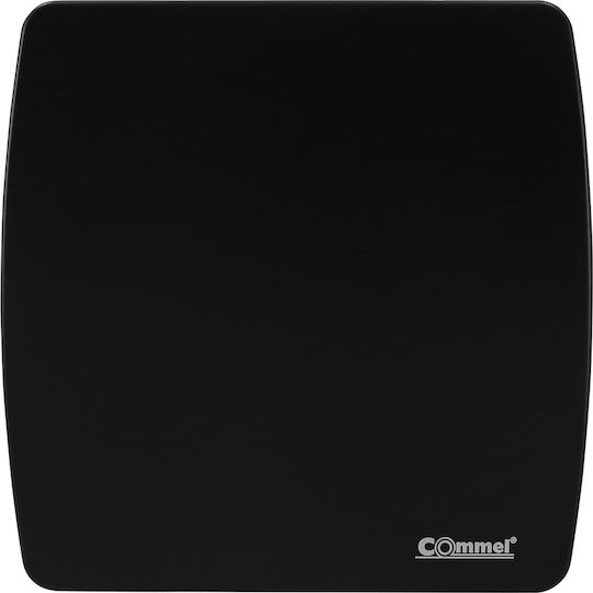 Commel Wall-mounted Ventilator Bathroom 100mm Black