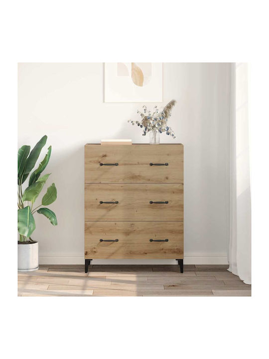 Comoda pentru Dormitor Stejar artizanal 69.5x34x90buc
