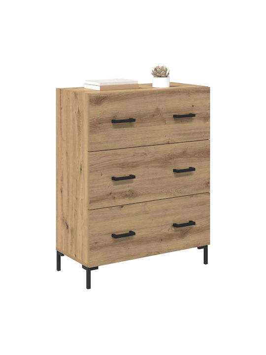 Comoda pentru Dormitor Stejar artizanal 69.5x34x90buc