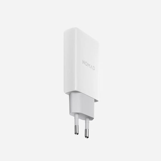 Nomad Φορτιστής Χωρίς Καλώδιο GaN με Θύρα USB-C 40W Power Delivery Λευκός