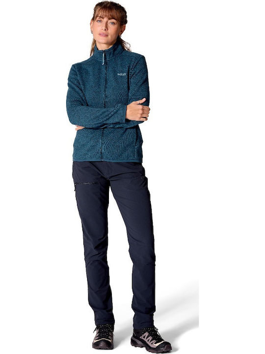 Fleece Γυναικεία Ζακέτα Light Zinc