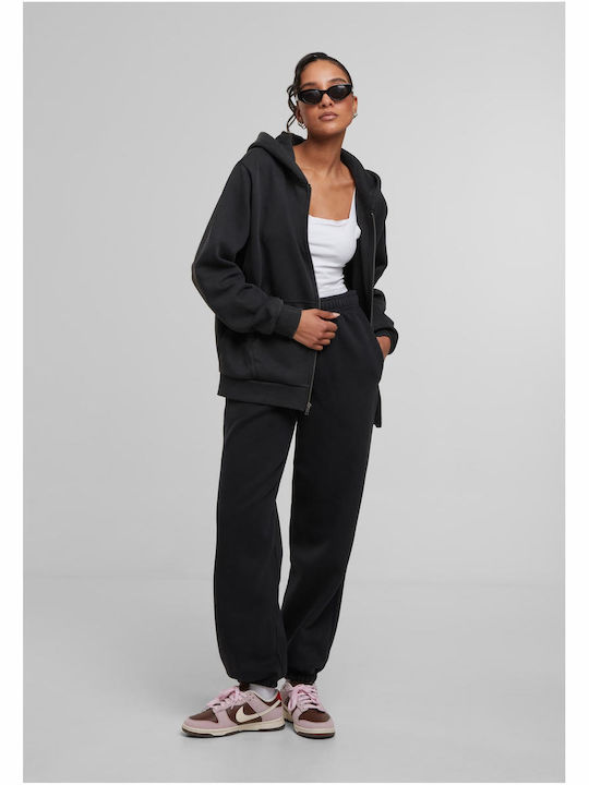 Women's Sweatshirt Jacket Black