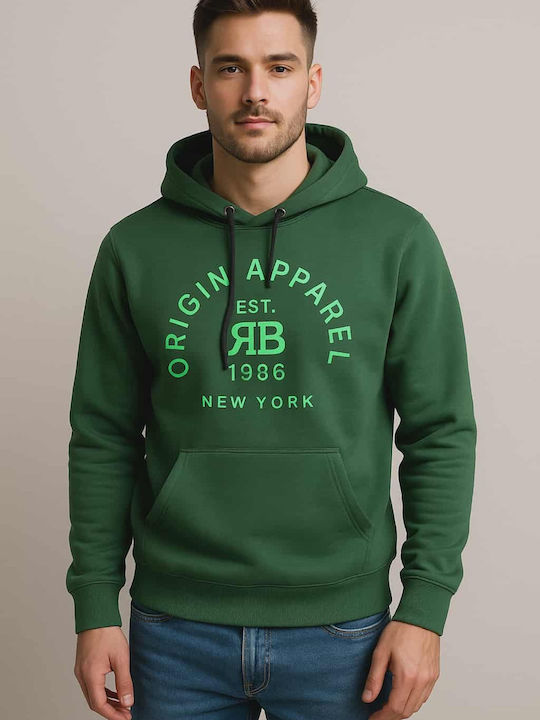 Sweatshirt with Hood Green