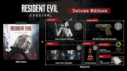 Resident Evil 9 Requiem Deluxe Steelbook Edition PS5 Game - Preorder