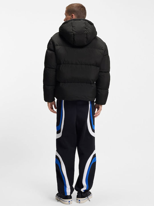 Jacke Puffer Wasserdicht Black