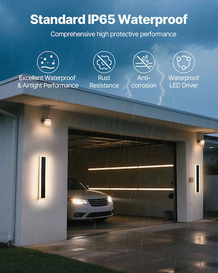 Vevor Επιτοίχιο Γραμμικό Φωτιστικό LED IP65