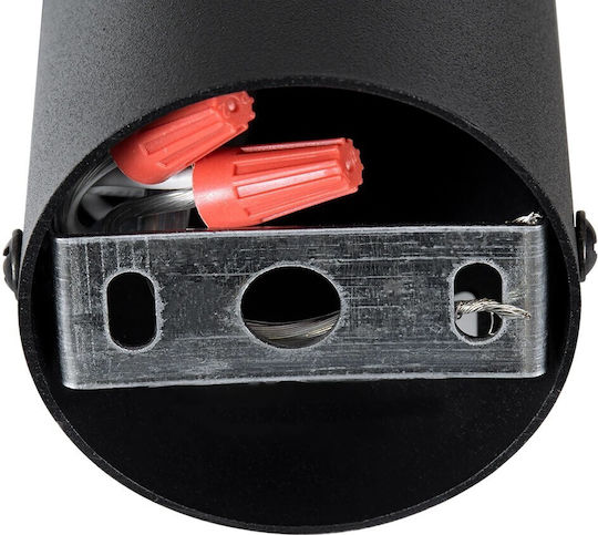 kelvo Duct Επιτοίχιο Εξωτερικό Σποτ GU10 IP20 6x6x30εκ.