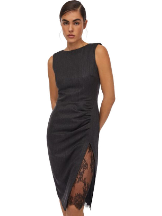 Abito Midi Evening Dress Black