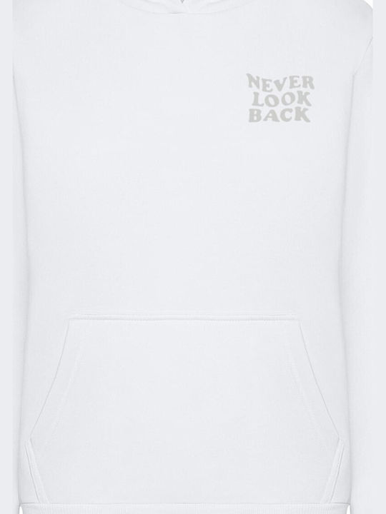 Damen Sweatshirt Kapuzen White