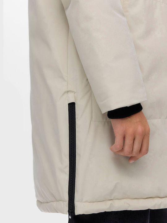 Montreal Women's Lifestyle Jacket for Winter Cream