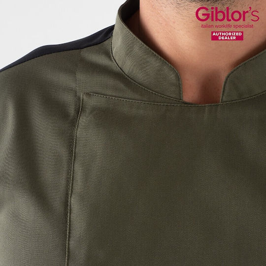 Giblors Σακάκι Σεφ Raul Χακί Αεριζόμενη Πλάτη Giblor's Giblor's