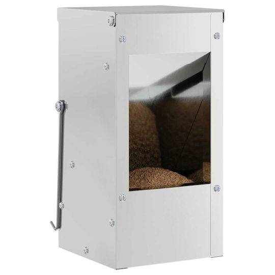 vidaXL Dog Feeder 12.5x12.5x25 cm
