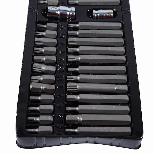 Set of Various Screwdriver Bits 40 Pieces Zt-01131 Crauss Tools