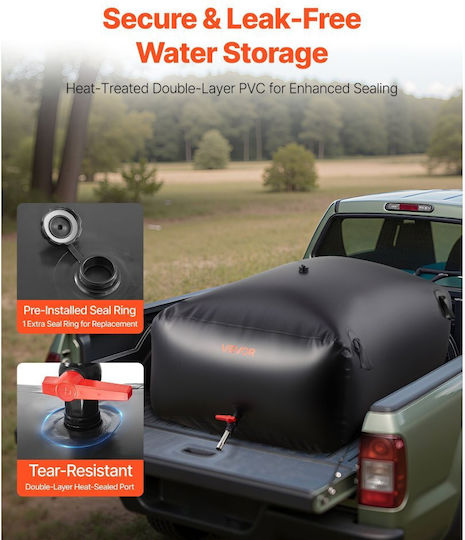 Vevor Tank für Wasser / Benzin Zylindrisch Vertikal 540Es