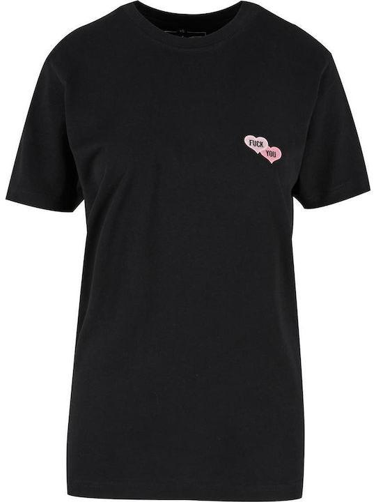 Miss Tee Ladies F U Tricou Negru Ss19 Mt1124-00007