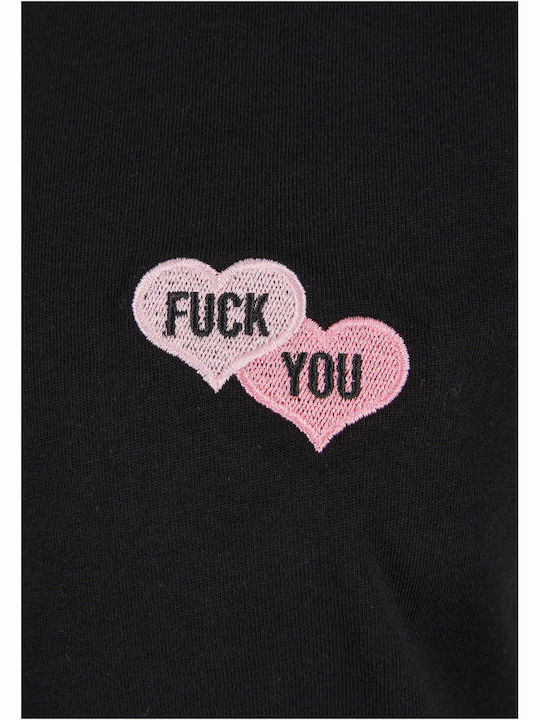 Miss Tee Ladies F U Tricou Negru Ss19 Mt1124-00007