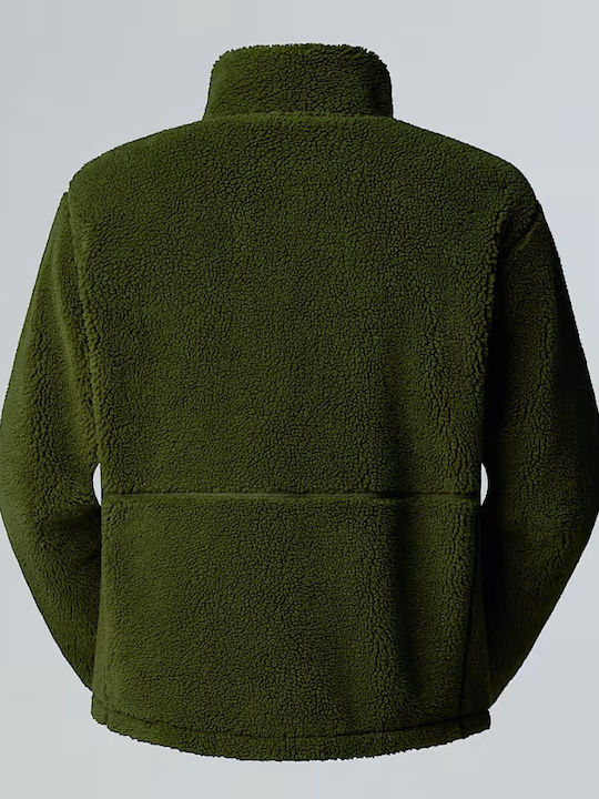 Men's Fleece Cardigan Khaki