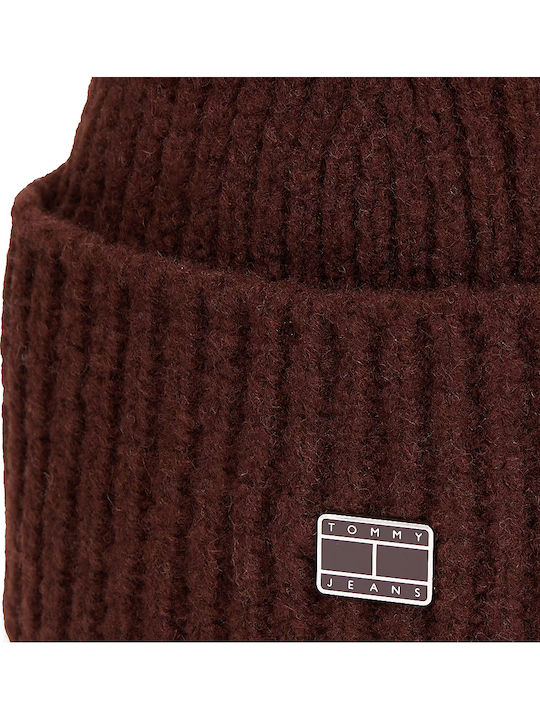 Heritage Beanie Γυναικείος Σκούφος Πλεκτός σε Καφέ χρώμα