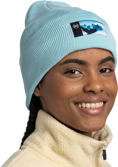 Beanie Unisex Fleece Beanie Gestrickt in Türkis Farbe