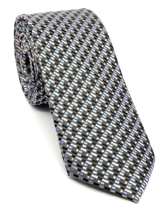 Legend Accessories Σετ Ανδρικής Γραβάτας με Σχέδια σε Γαλάζιο Χρώμα